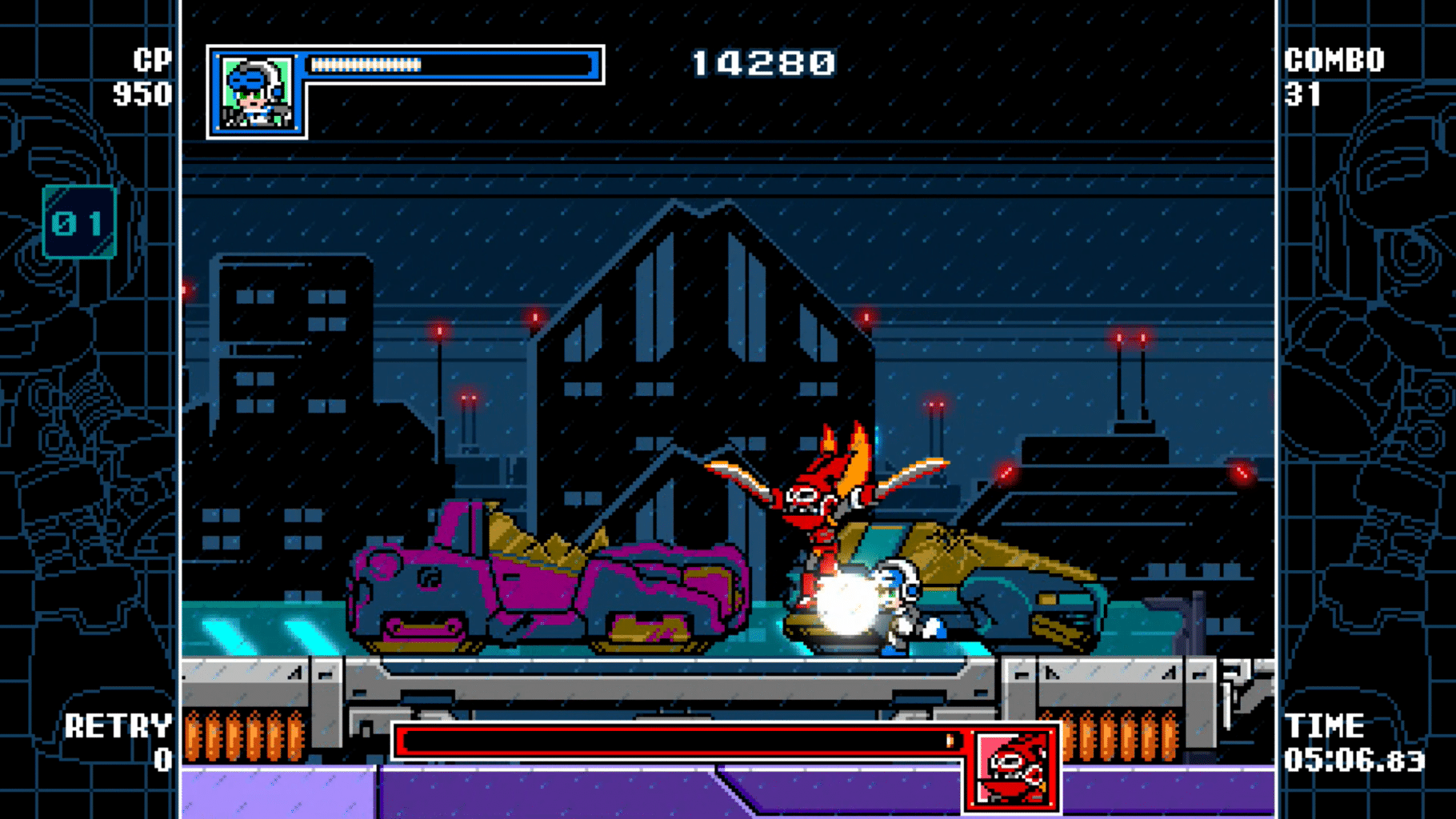 Mighty Gunvolt Burst screenshot