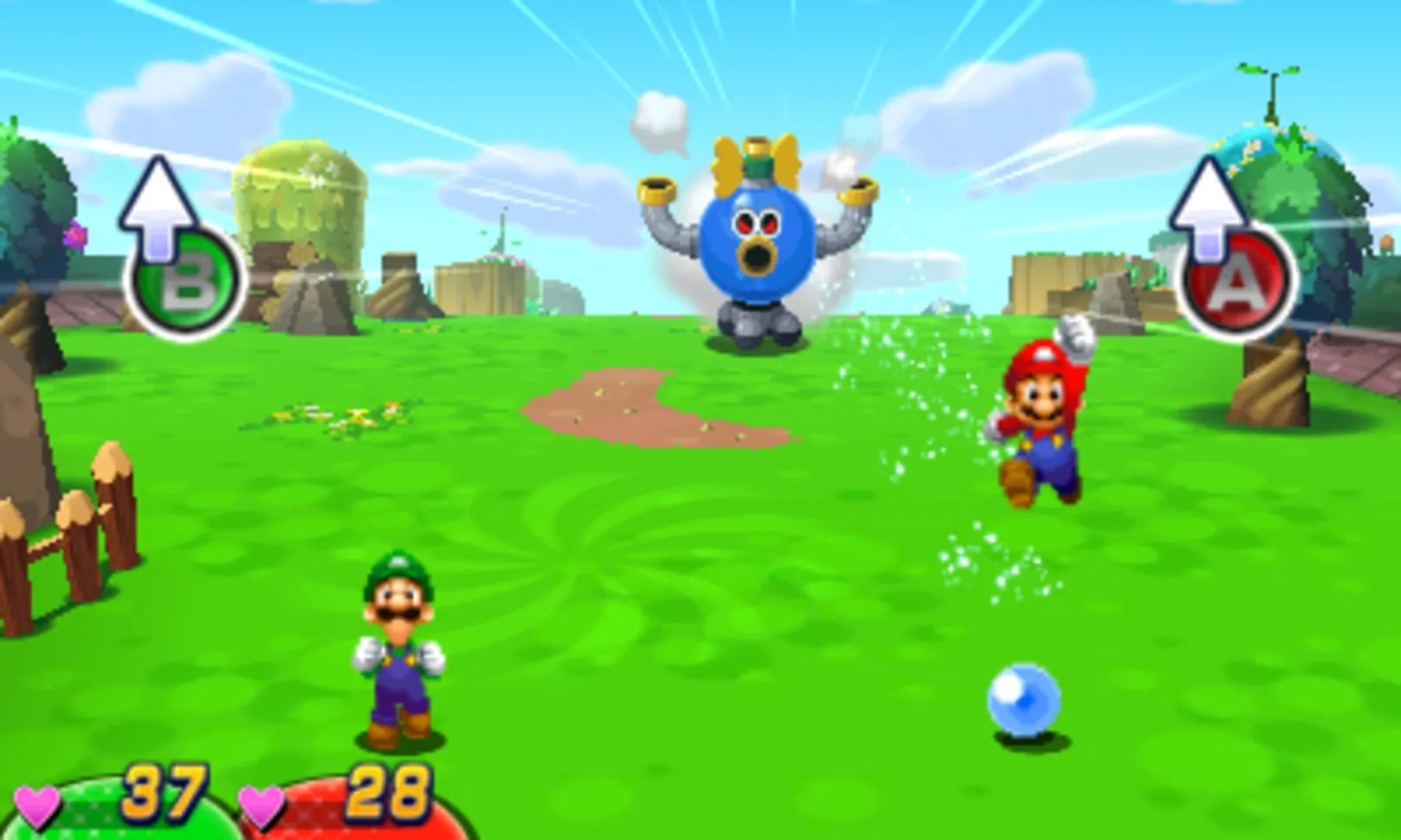 Captura de pantalla - Mario & Luigi: Dream Team