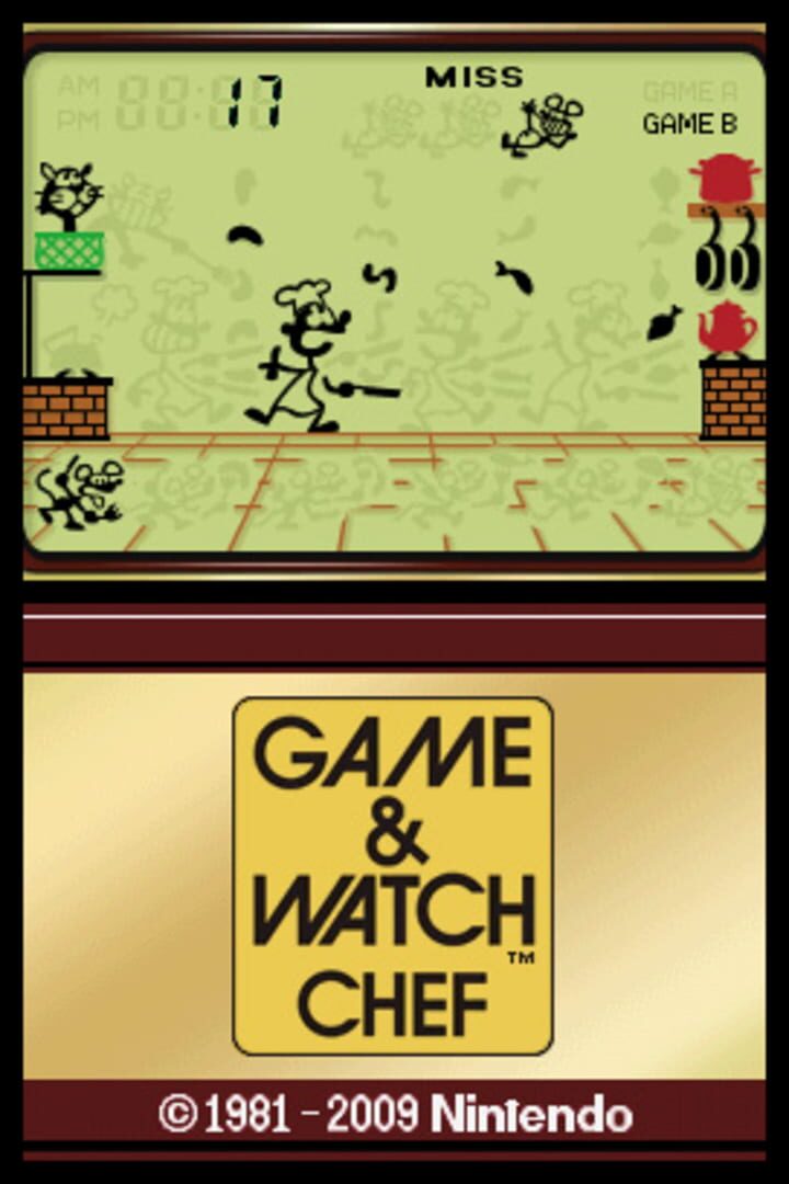 Captura de pantalla - Game & Watch Chef