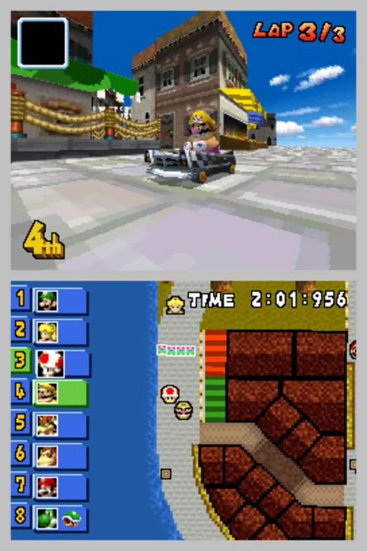 Captura de pantalla - Mario Kart DS