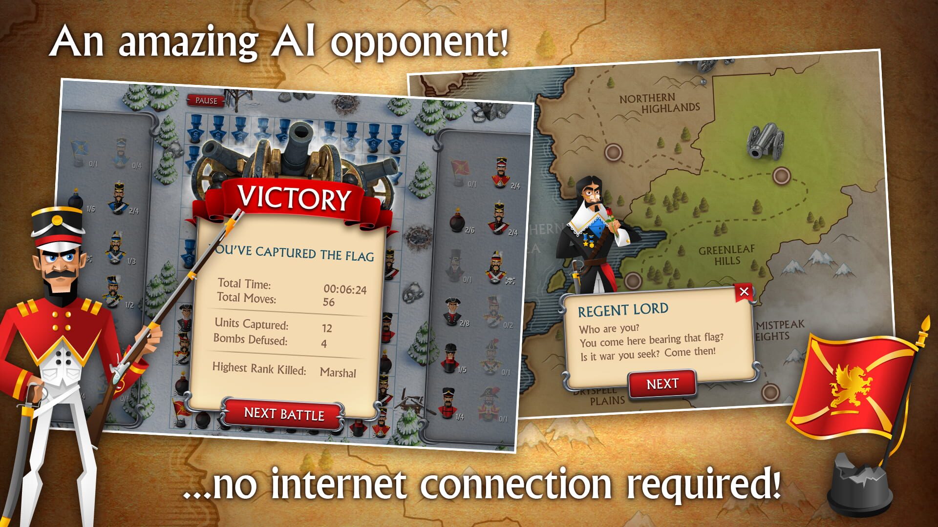 Stratego: Single Player - Screenshot