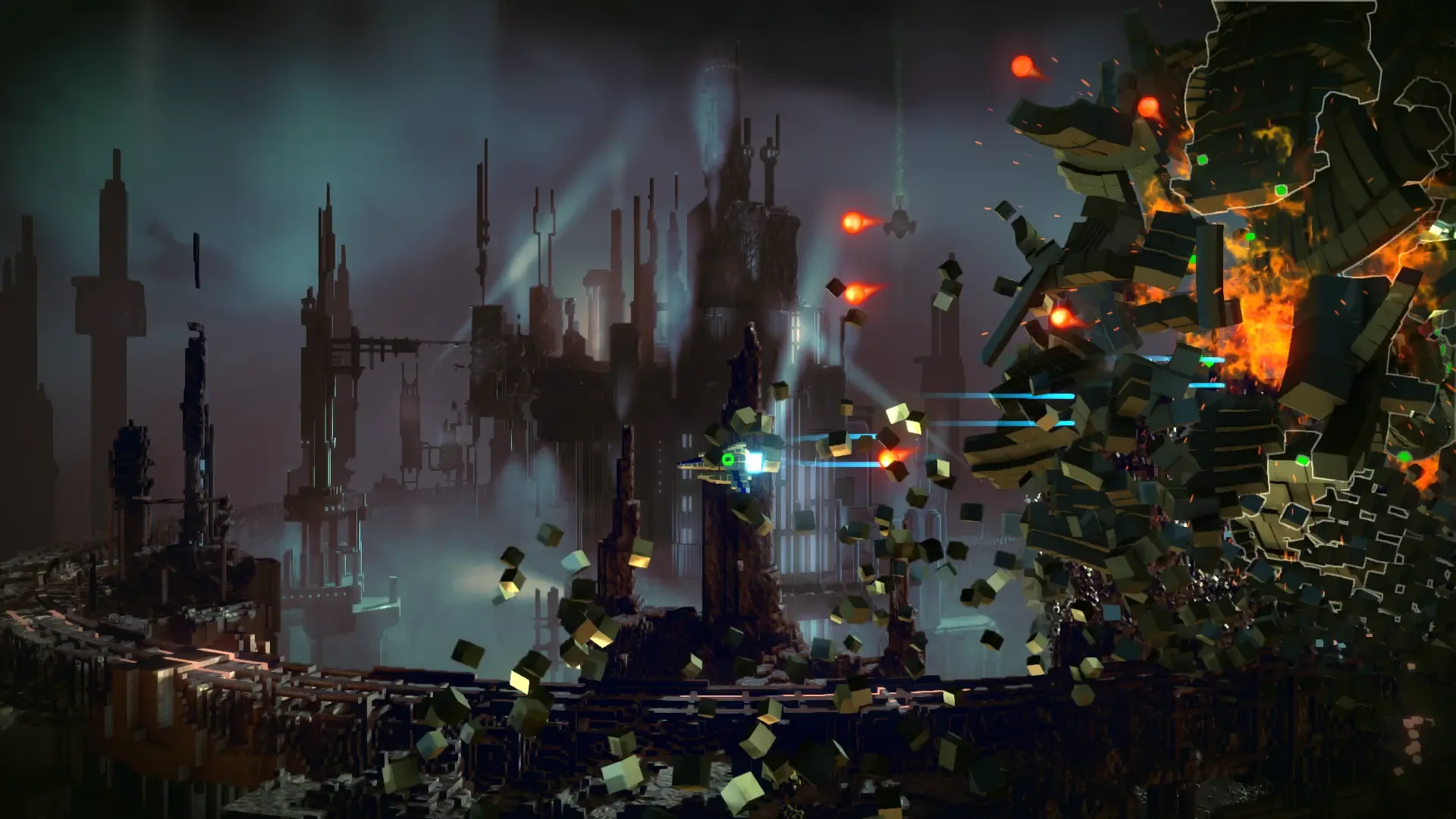 Captura de pantalla - Resogun