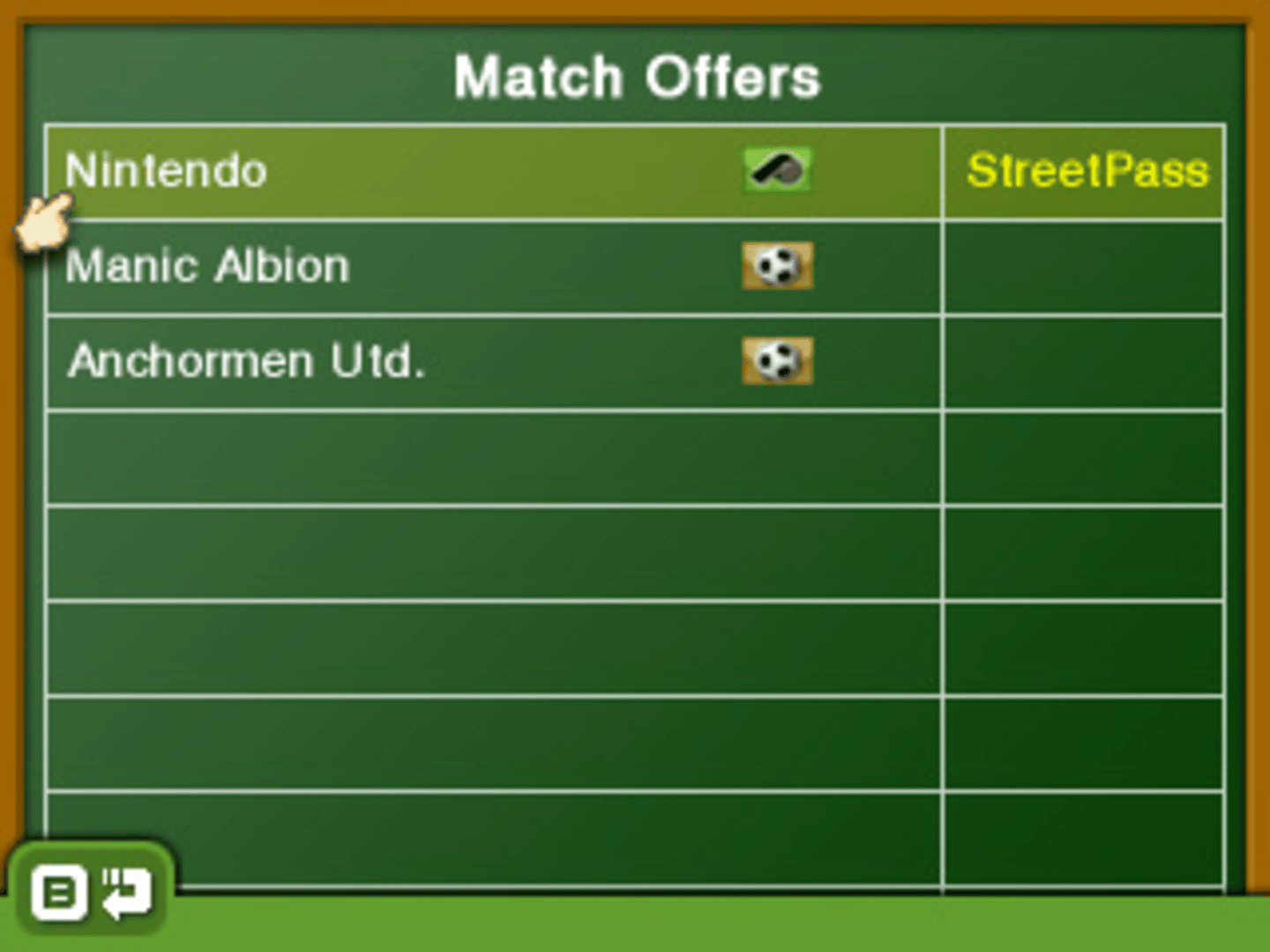 Nintendo Pocket Football Club screenshot