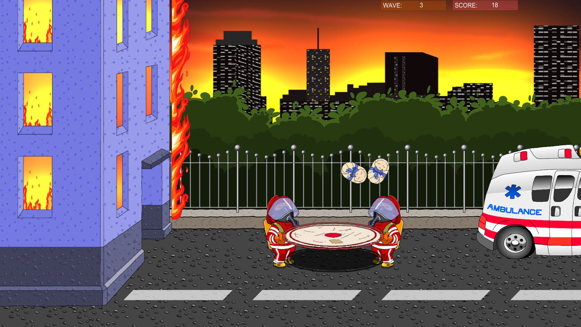Baby's on fire - Screenshot