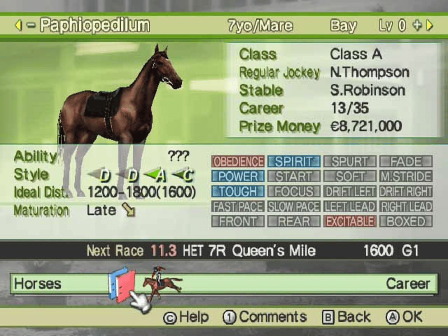 G1 Jockey Wii 2008 screenshot