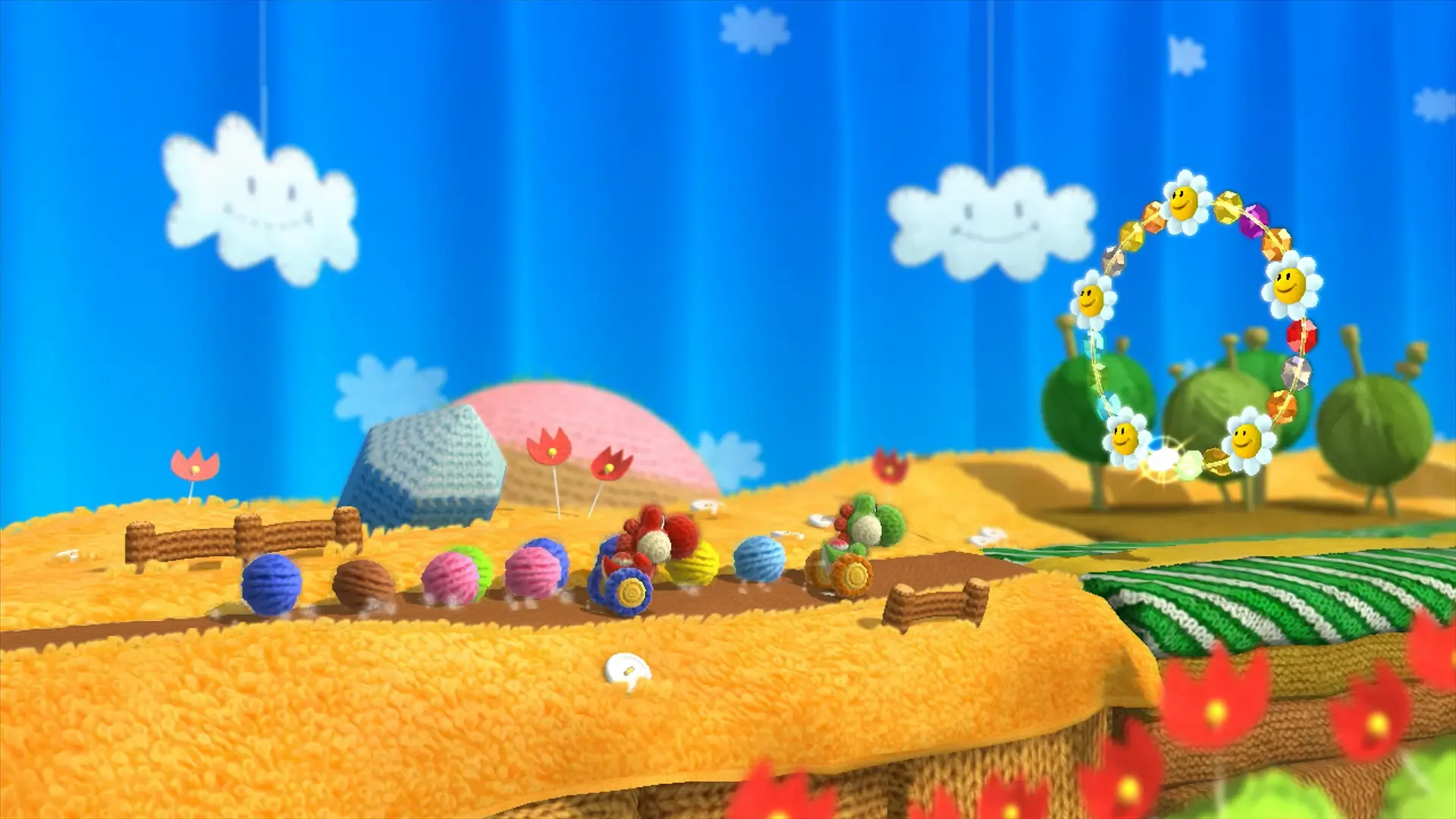 Captura de pantalla - Yoshi's Woolly World