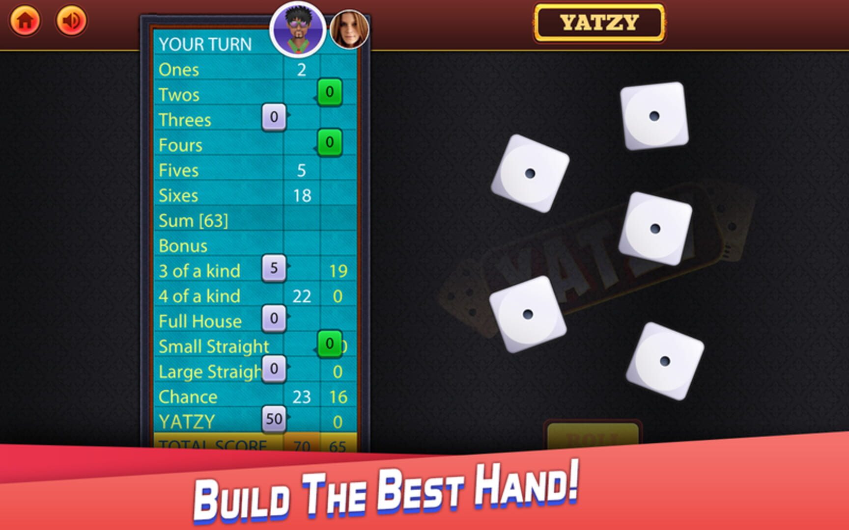 Yatzy: Classic Dice Game