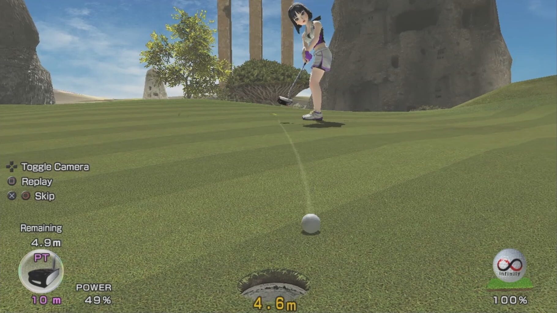 Captura de pantalla - Hot Shots Golf: World Invitational