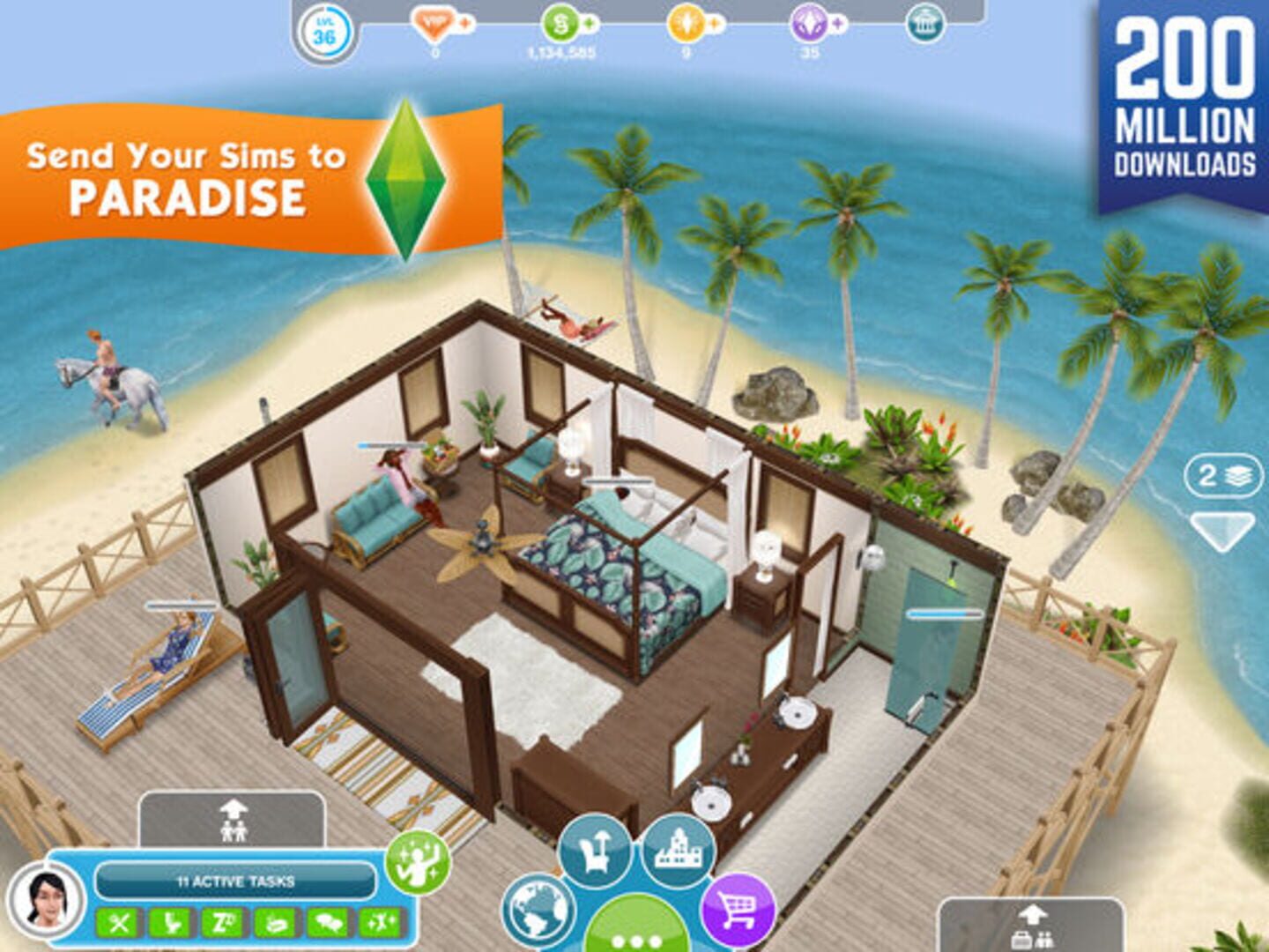 Captura de pantalla - The Sims FreePlay