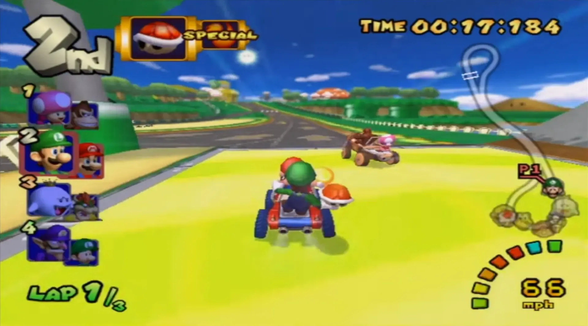 Captura de pantalla - Mario Kart: Double Dash!!