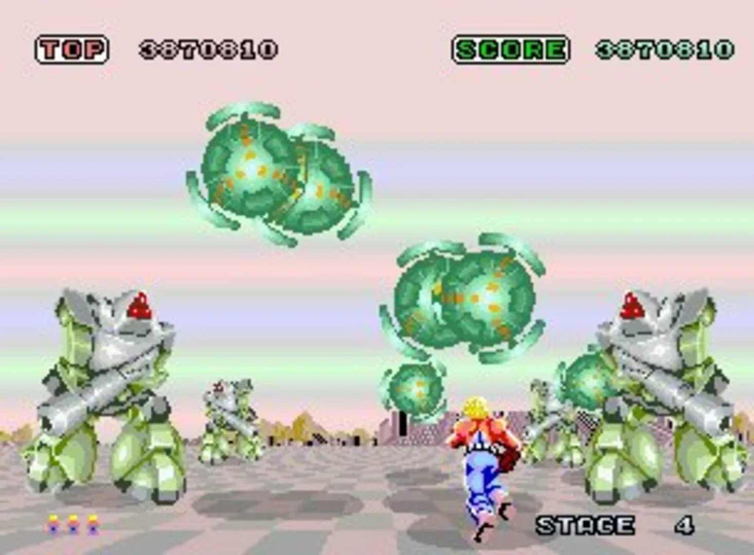 Captura de pantalla - Space Harrier