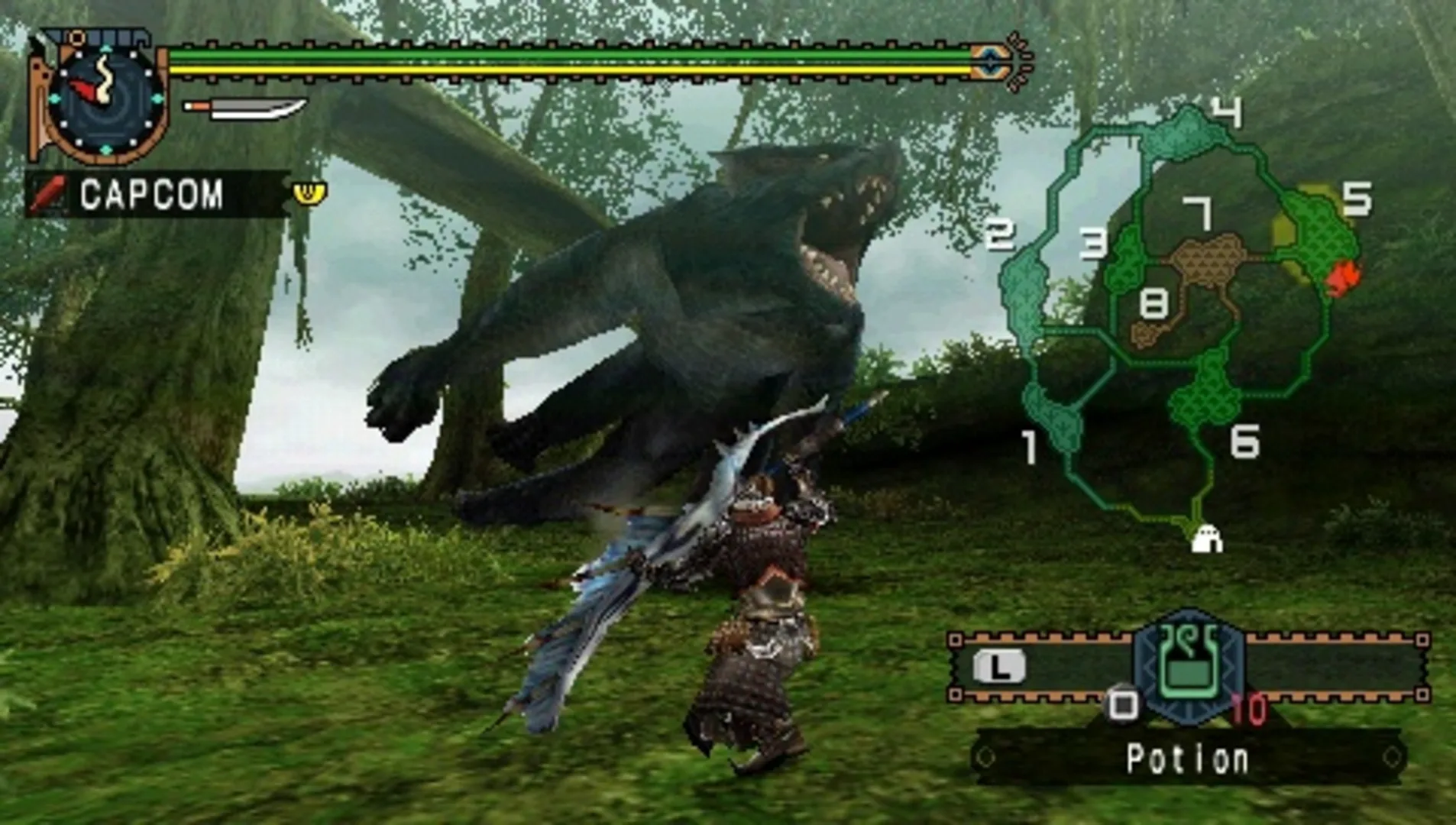 Captura de pantalla - Monster Hunter Freedom Unite