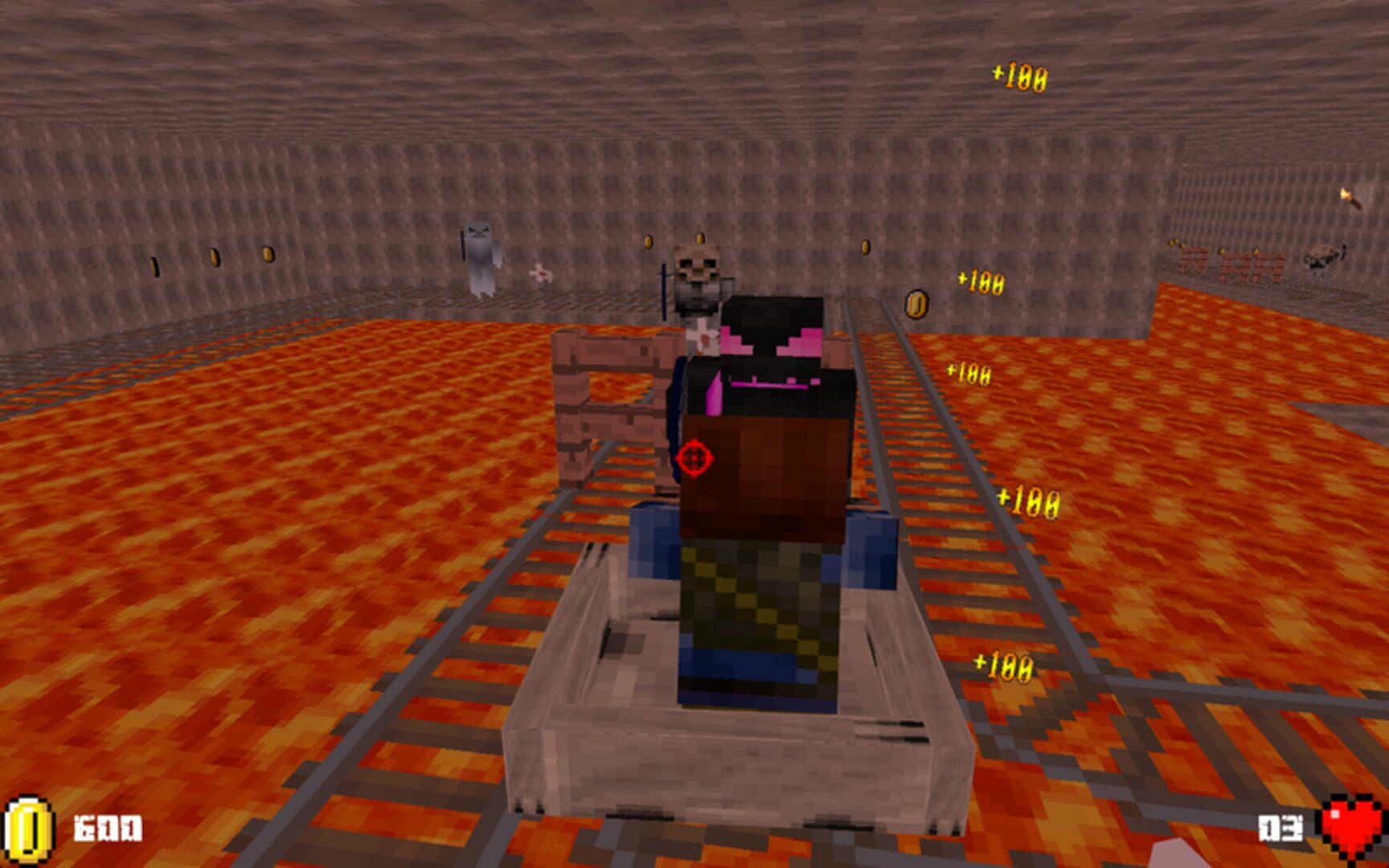MineCart - 3D Mine Cart Game for MineCraft - Screenshot