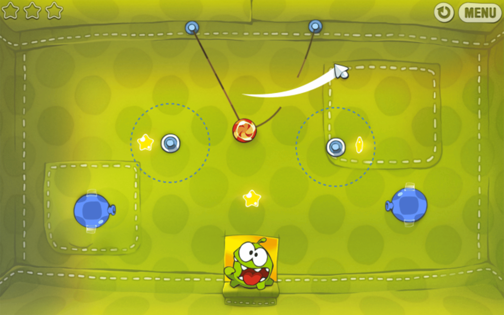 Cut the Rope 3DS screenshot