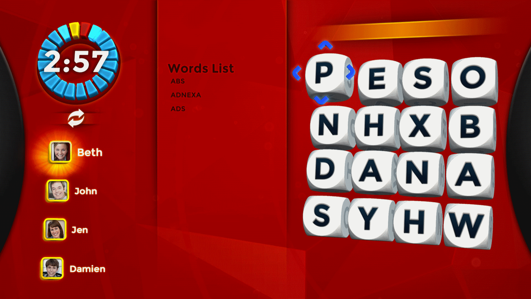 Boggle screenshot