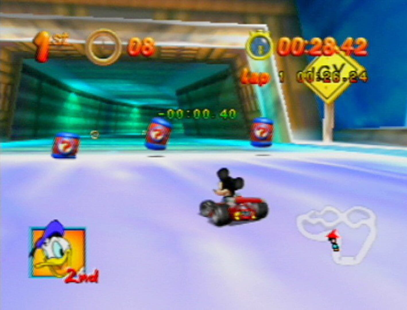 Captura de pantalla - Mickey's Speedway USA