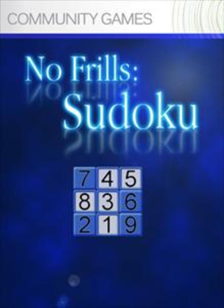 No Frills Sudoku cover art