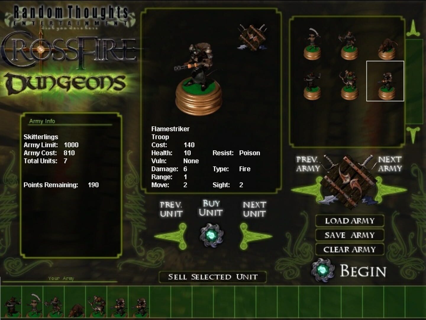 Crossfire: Dungeons - Screenshot