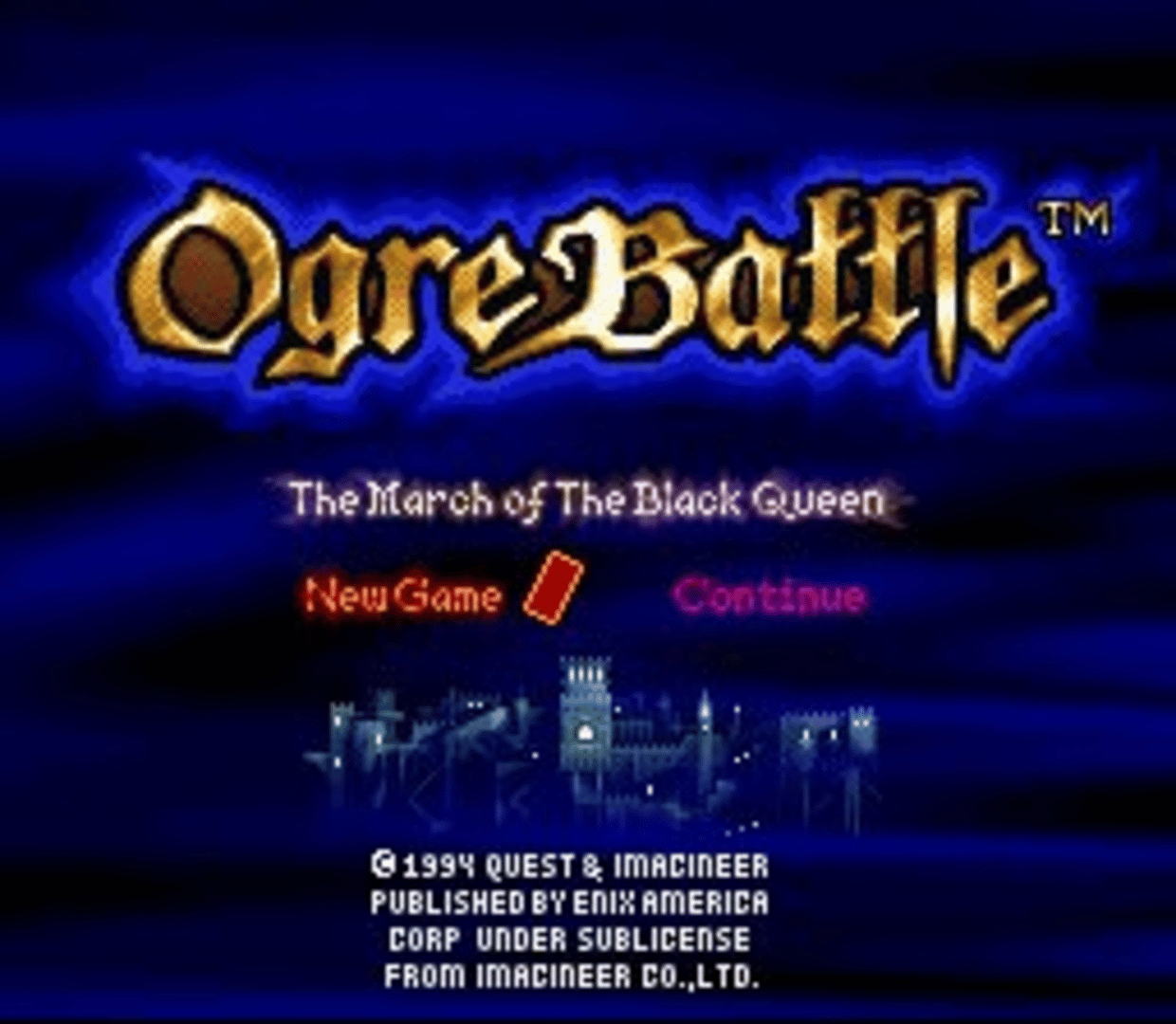 Ogre Battle: The March of the Black Queen screenshot