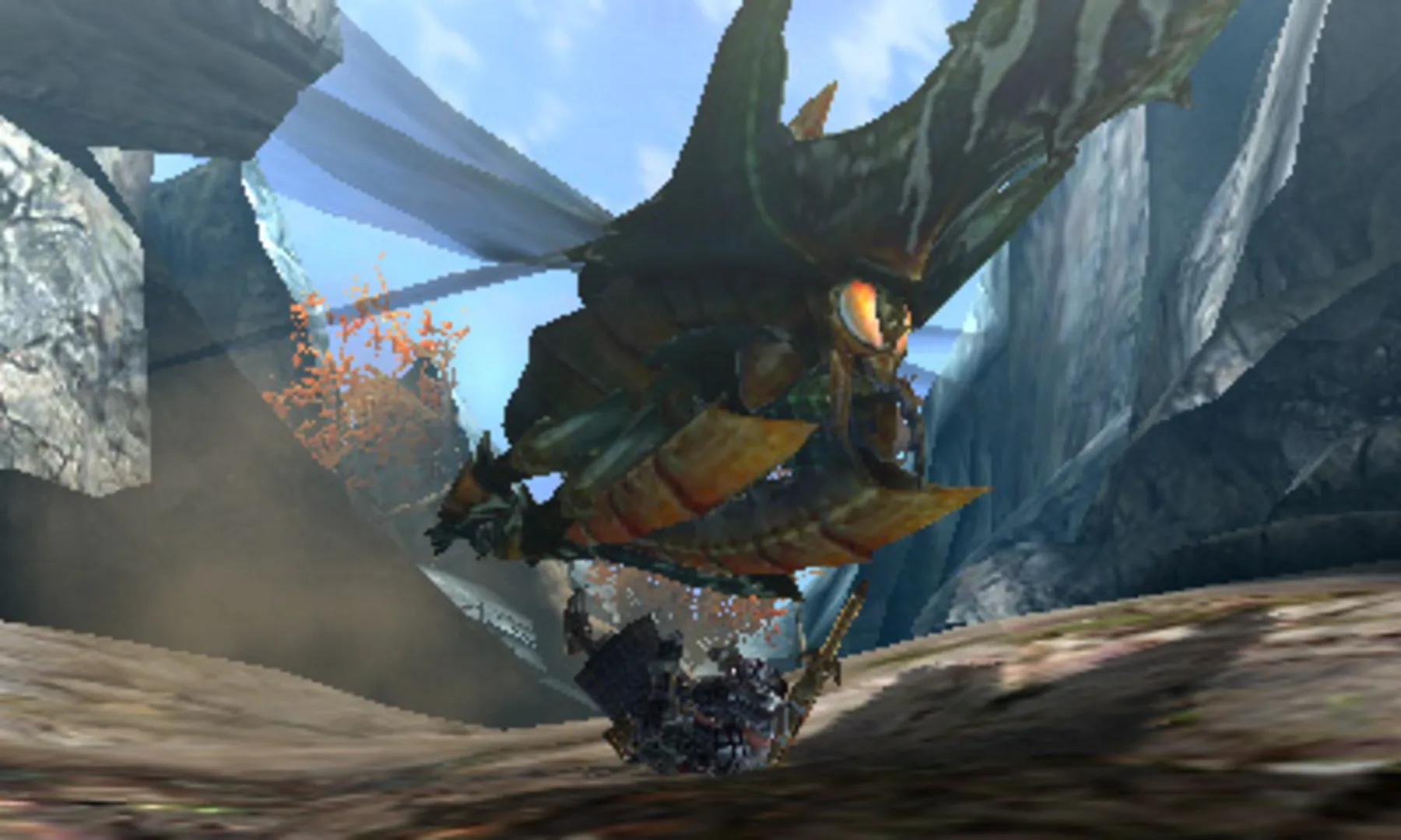 Captura de pantalla - Monster Hunter 4