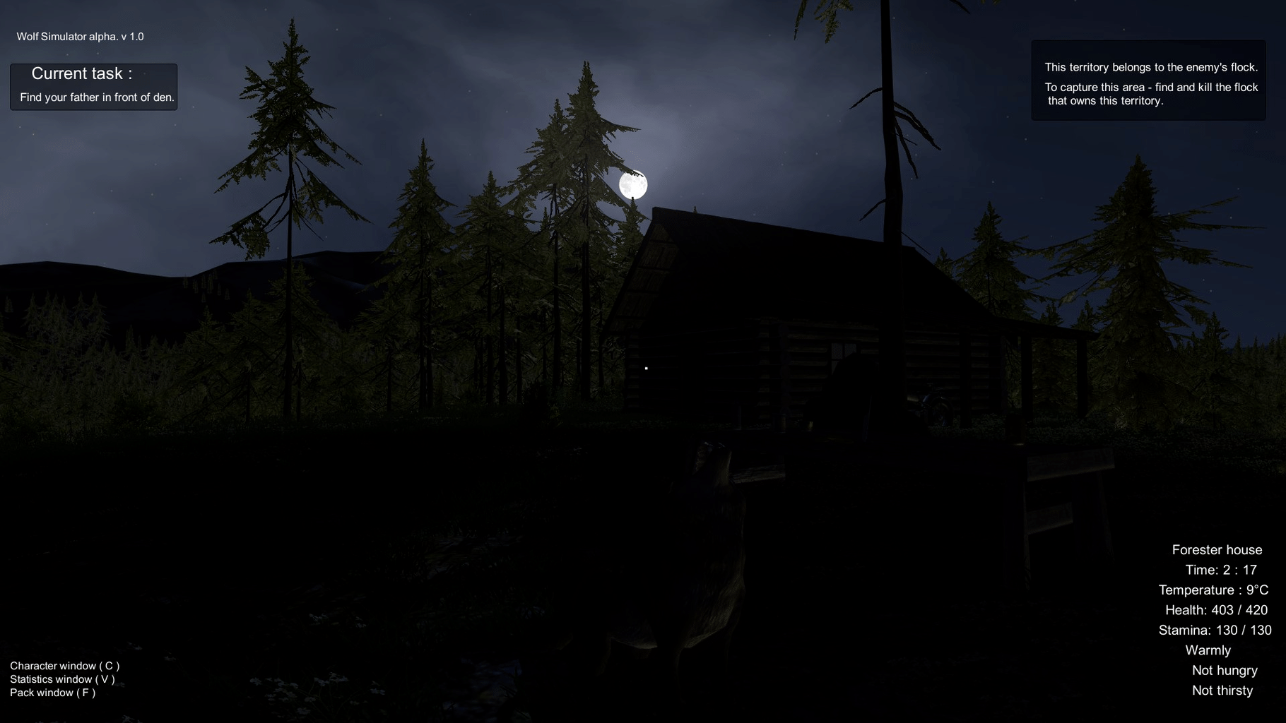 Wolf Simulator screenshot