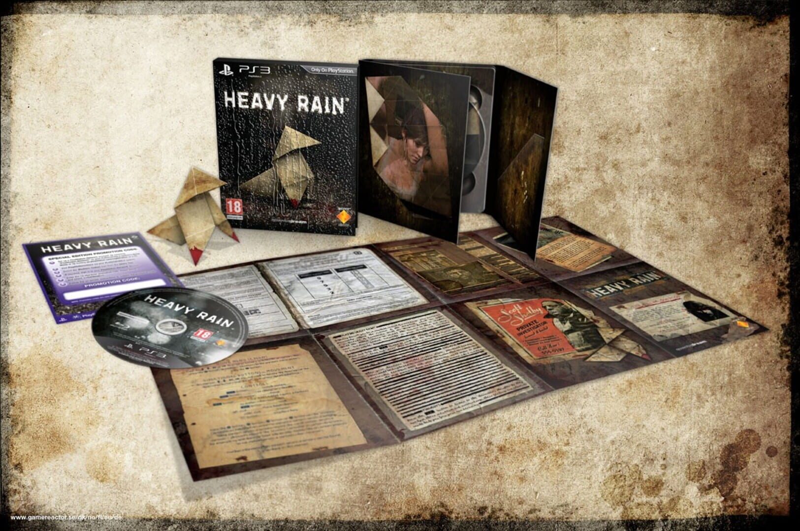 Три особо. Heavy Rain Collector's Edition. Heavy Rain специальное издание. Heavy Rain Limited Edition. Ps3 Heavy Rain Edition.