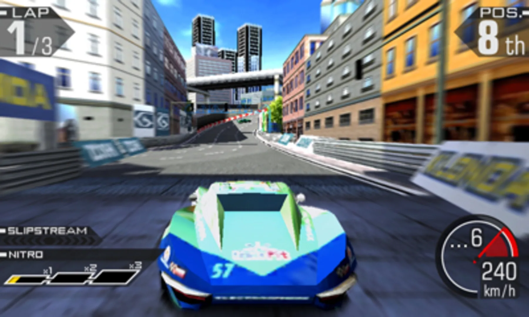 Captura de pantalla - Ridge Racer 3D