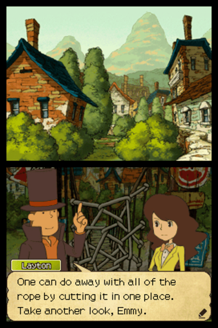 Professor Layton and the Last Specter screenshot