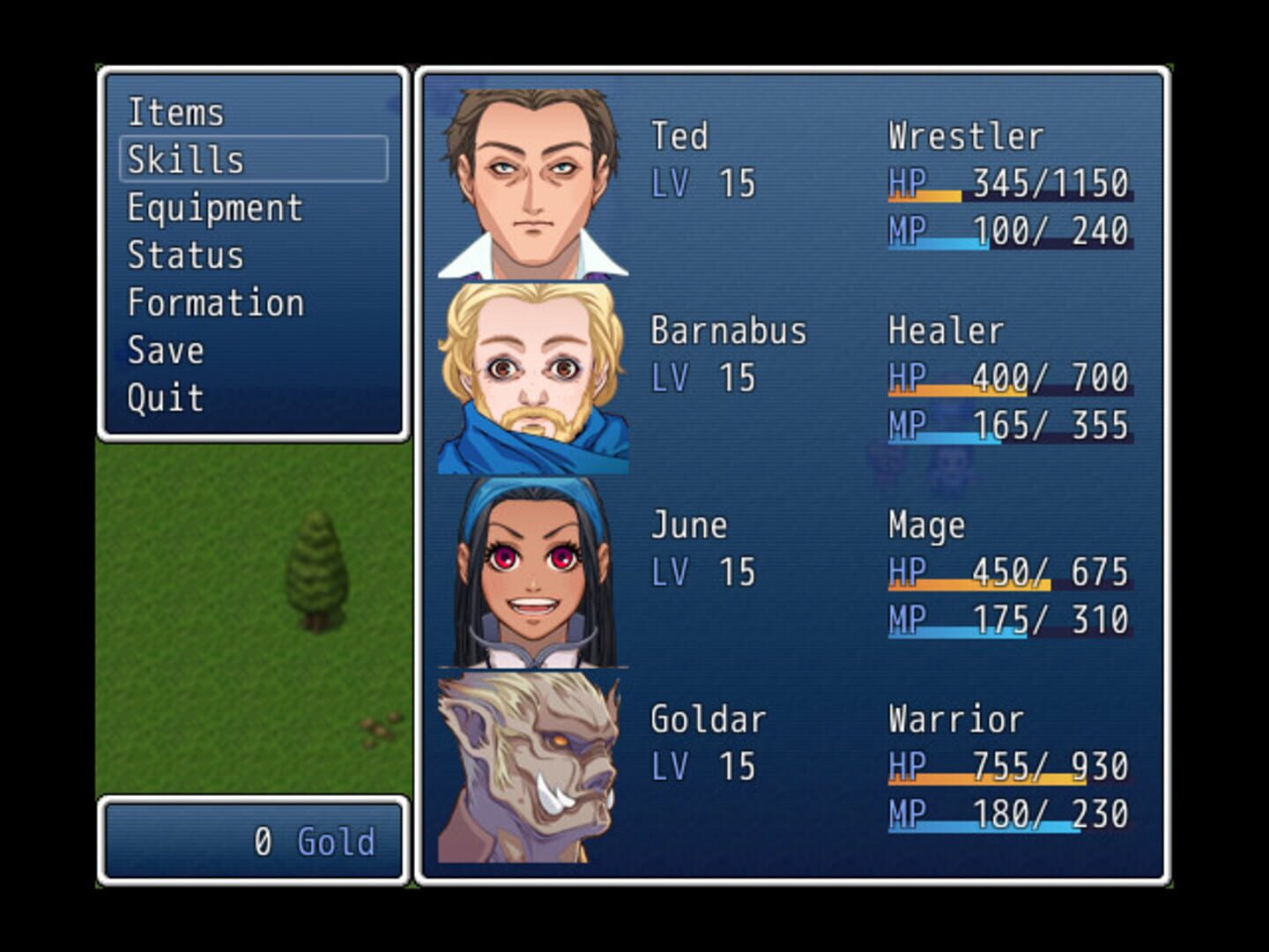 Final Warrior Quest - Screenshot