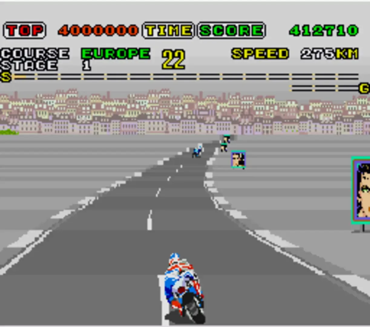 Captura de pantalla - Super Hang-On