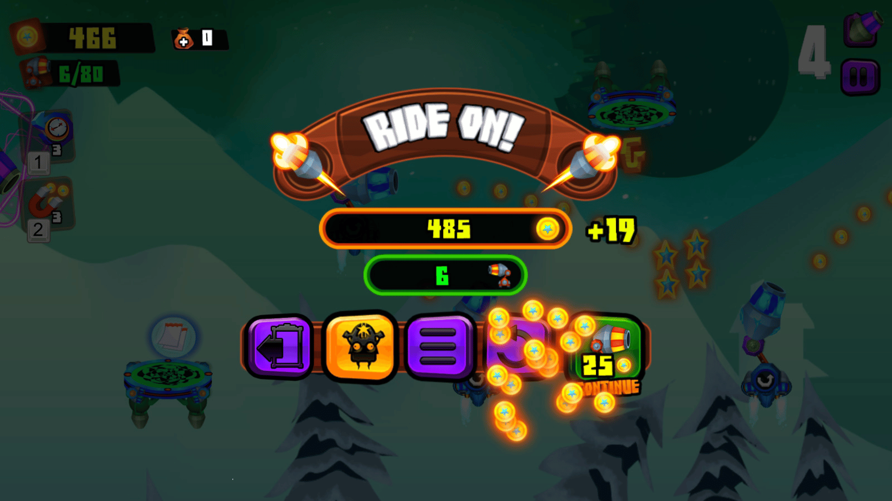 Galaxy Cannon Rider screenshot