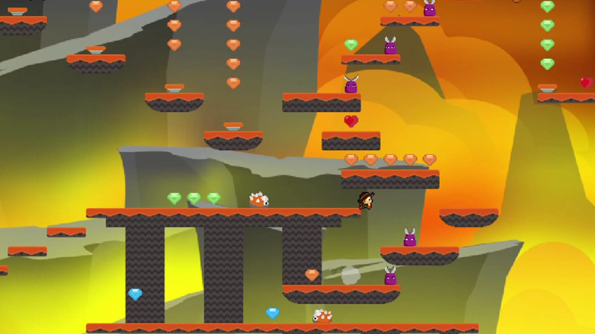 Lava Rolling Kid - Screenshot
