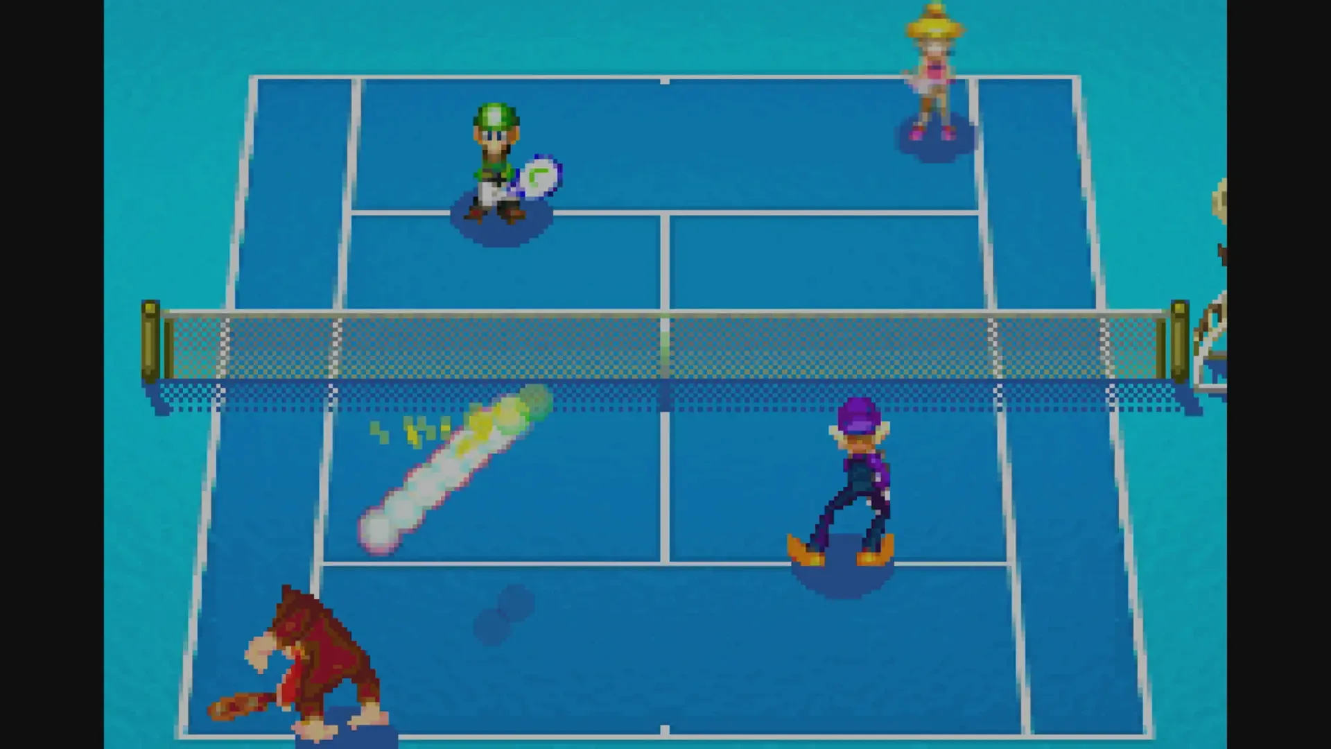 Captura de pantalla - Mario Tennis: Power Tour