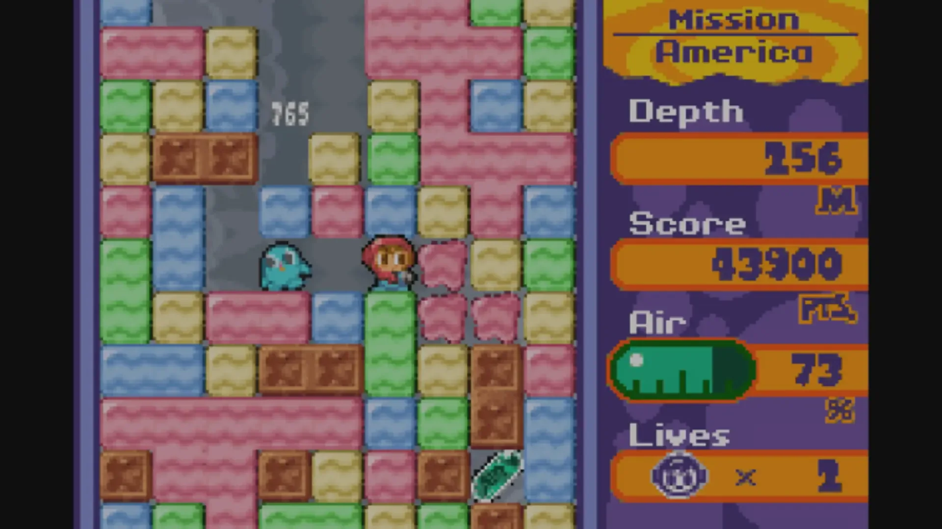 Captura de pantalla - Mr. Driller 2