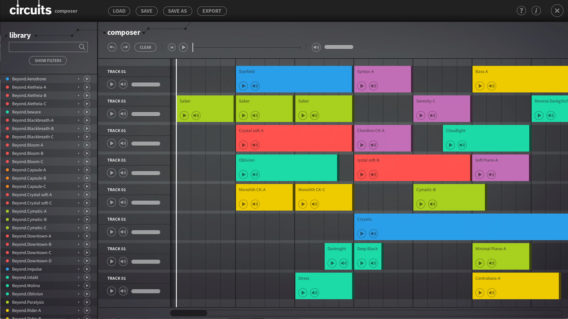 Circuits screenshot