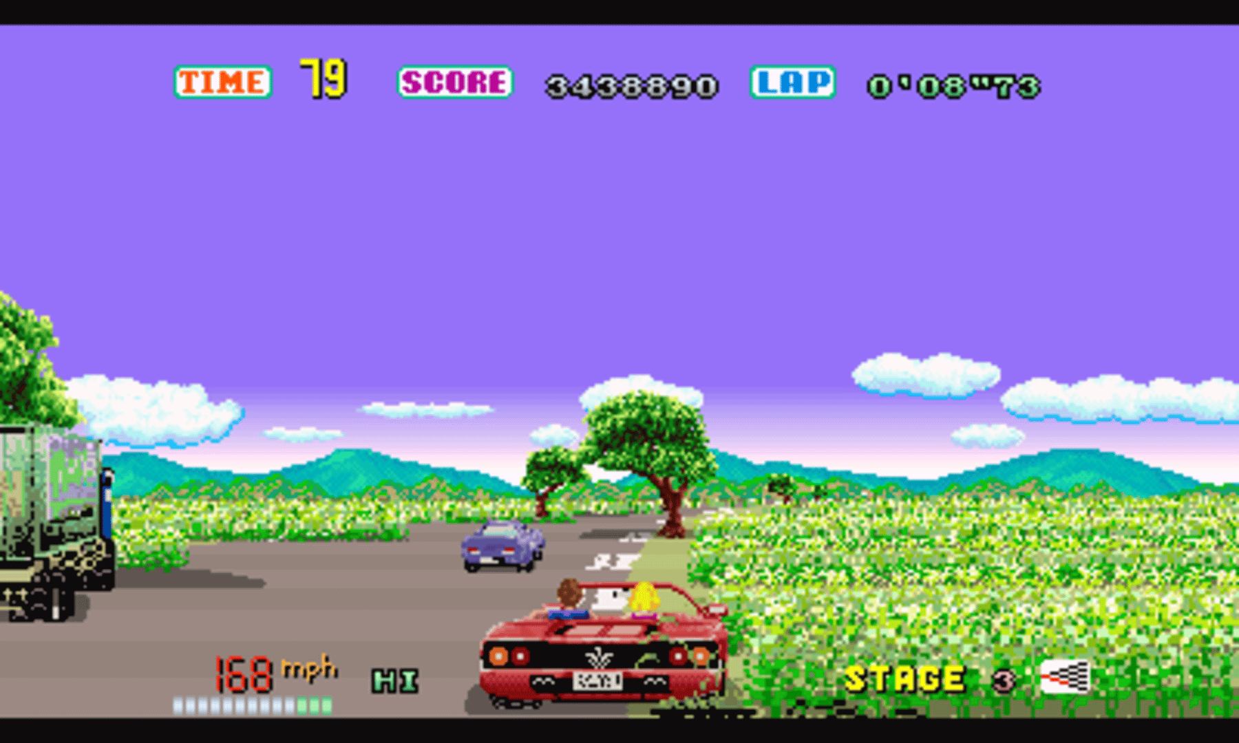 3D OutRun screenshot