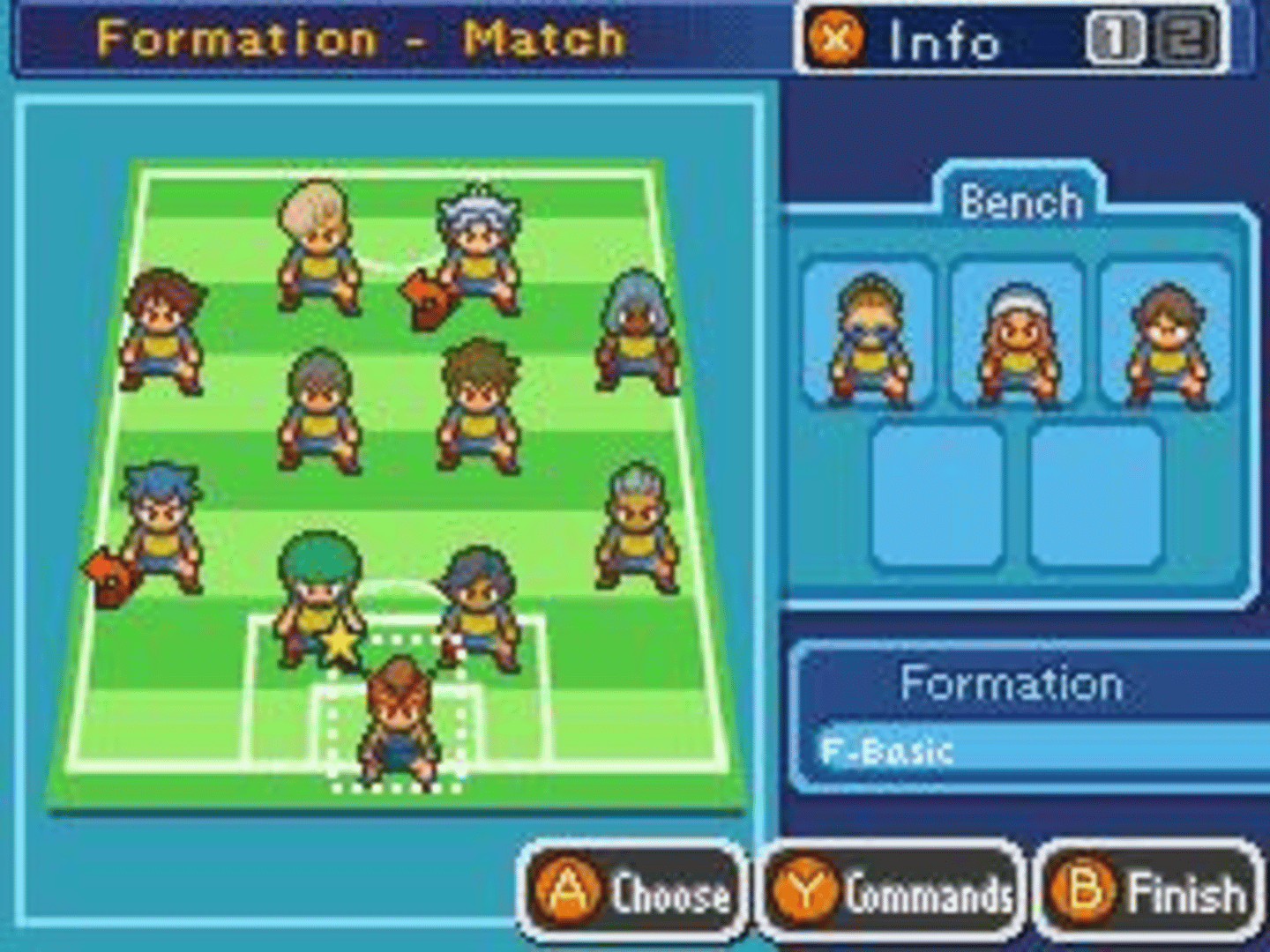 Inazuma Eleven 2: Firestorm screenshot