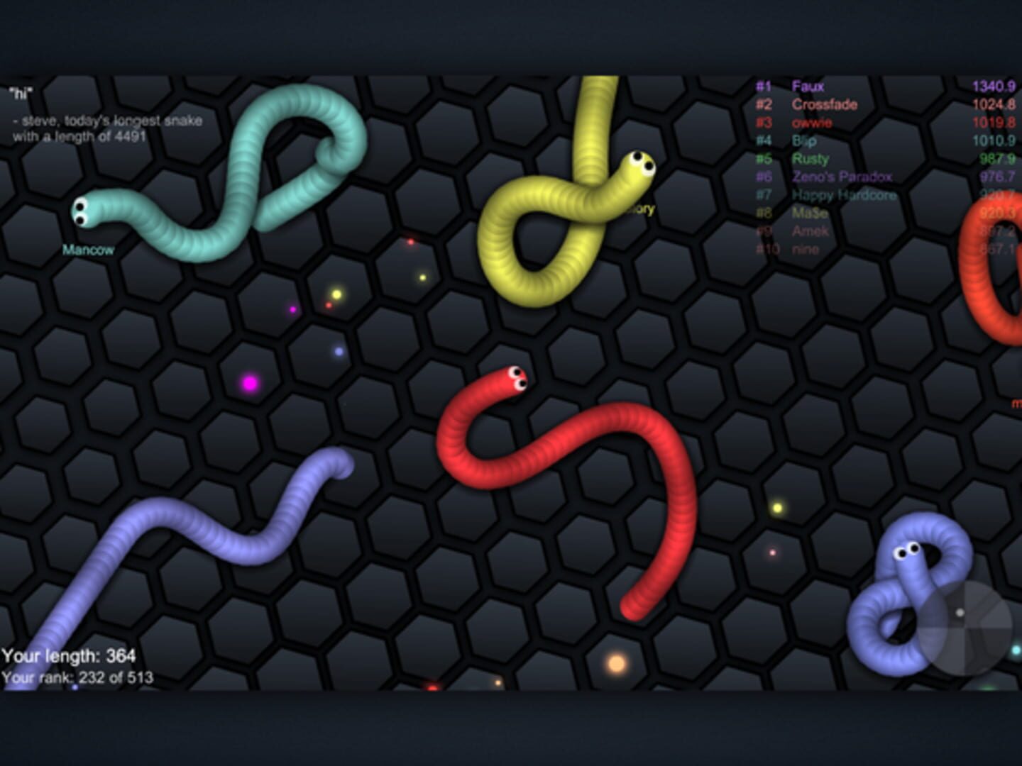 Slither.io screenshot