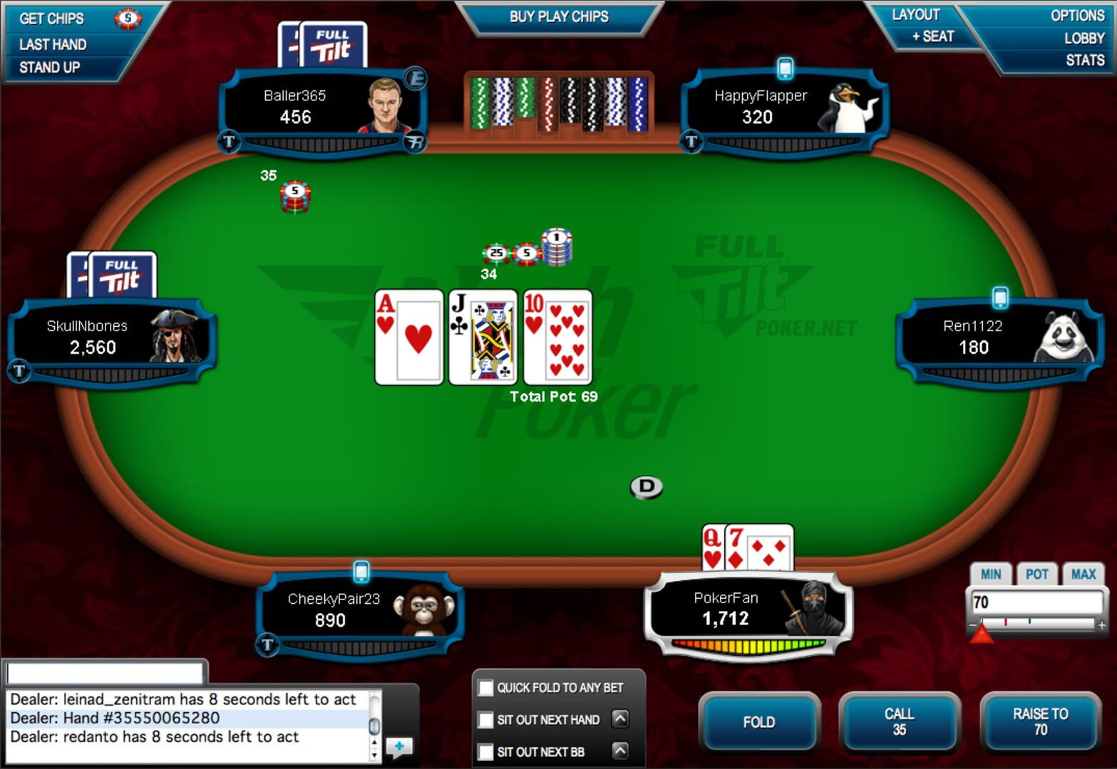 Full Tilt Poker - Screenshot