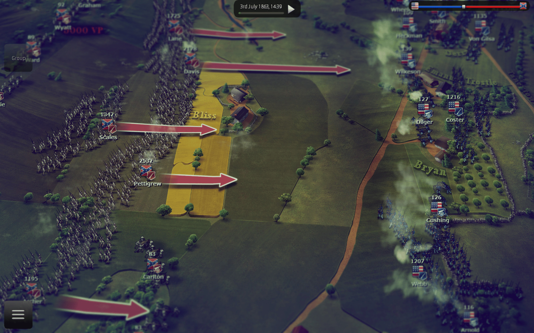 Ultimate General: Gettysburg screenshot