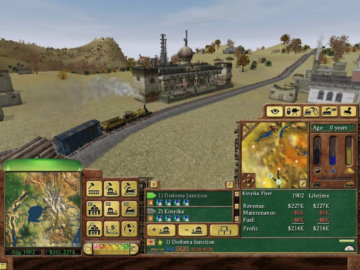 Railroad Tycoon 3 screenshot