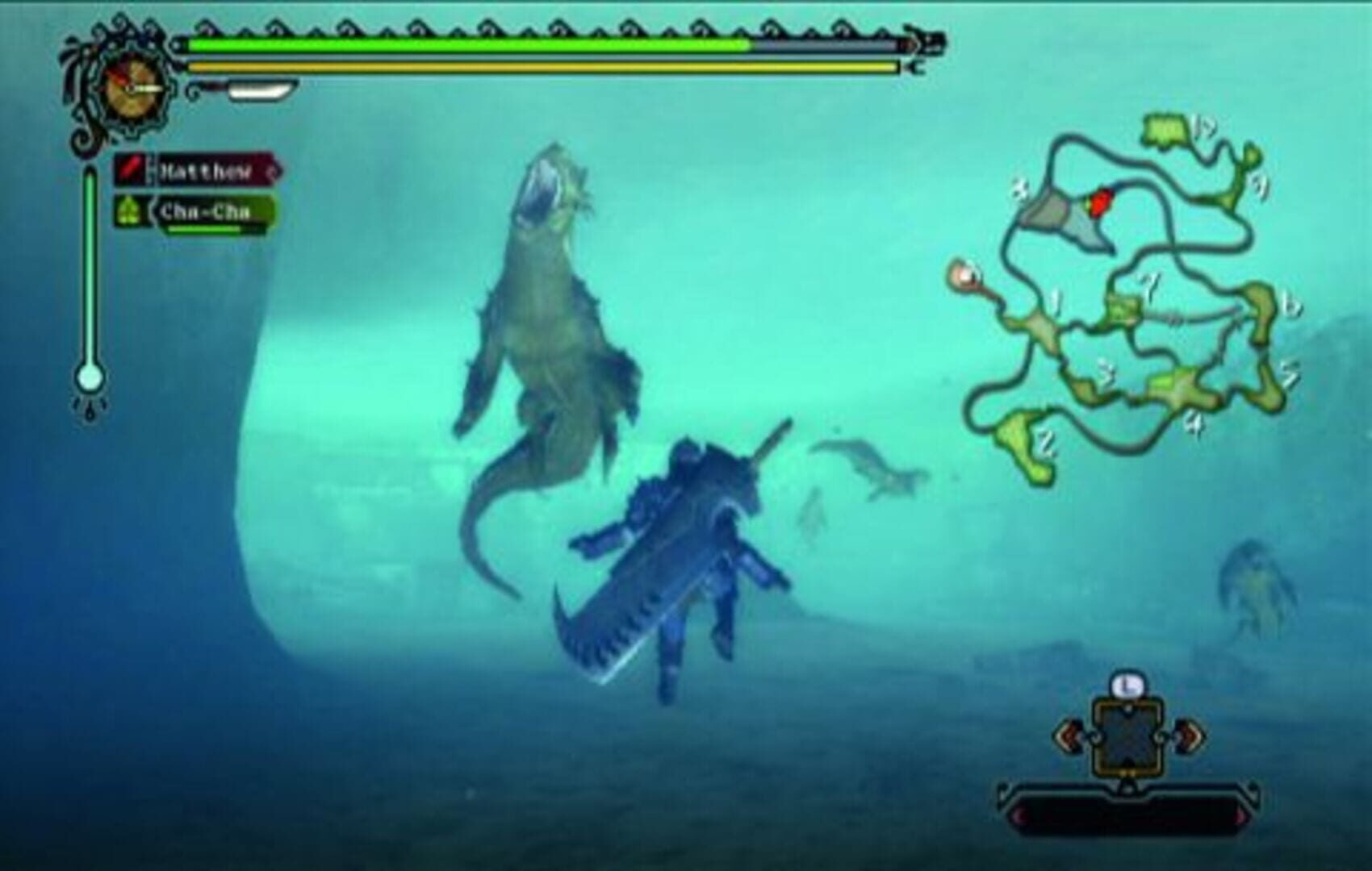 Captura de pantalla - Monster Hunter Tri