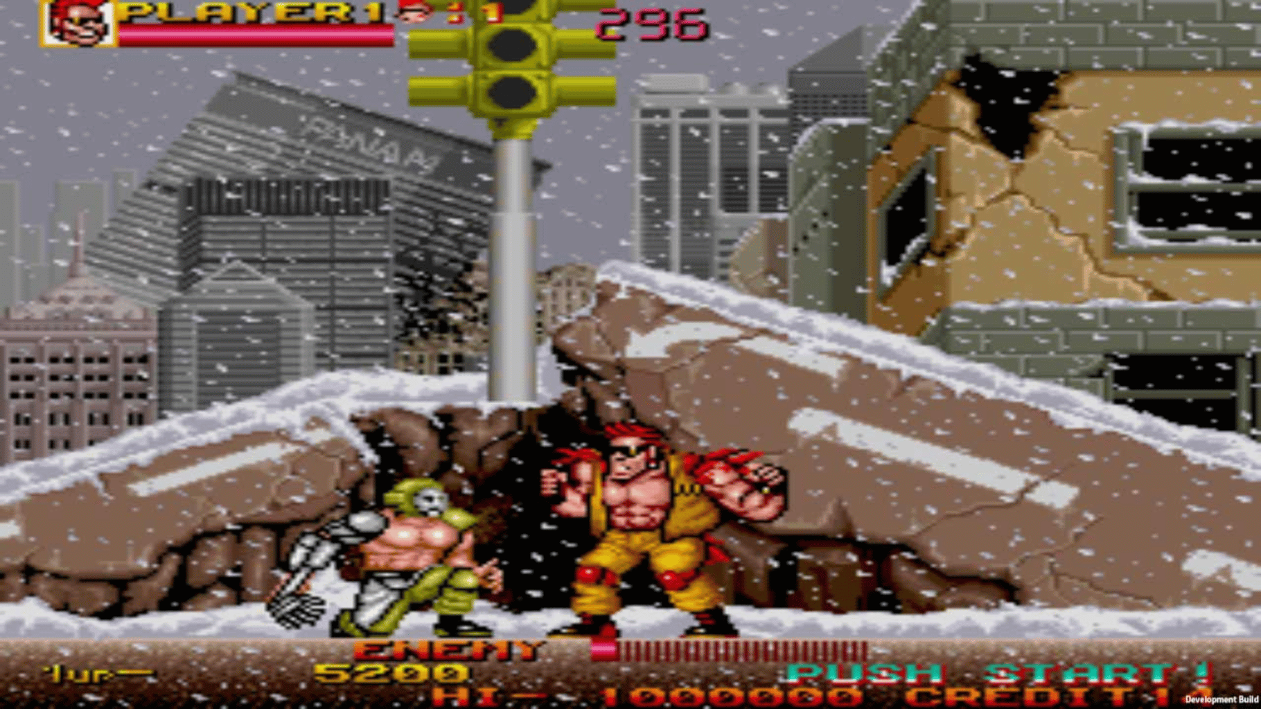 Johnny Turbo's Arcade: Two Crude Dudes screenshot