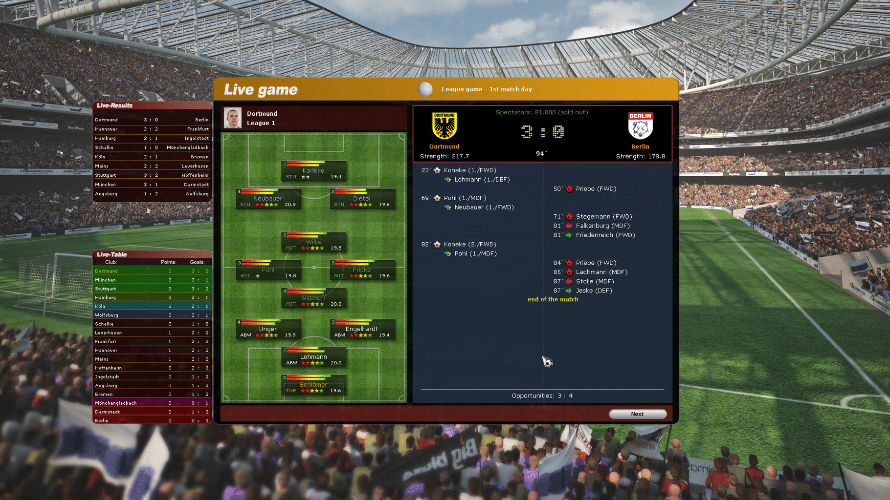 Club Manager 2016 screenshot