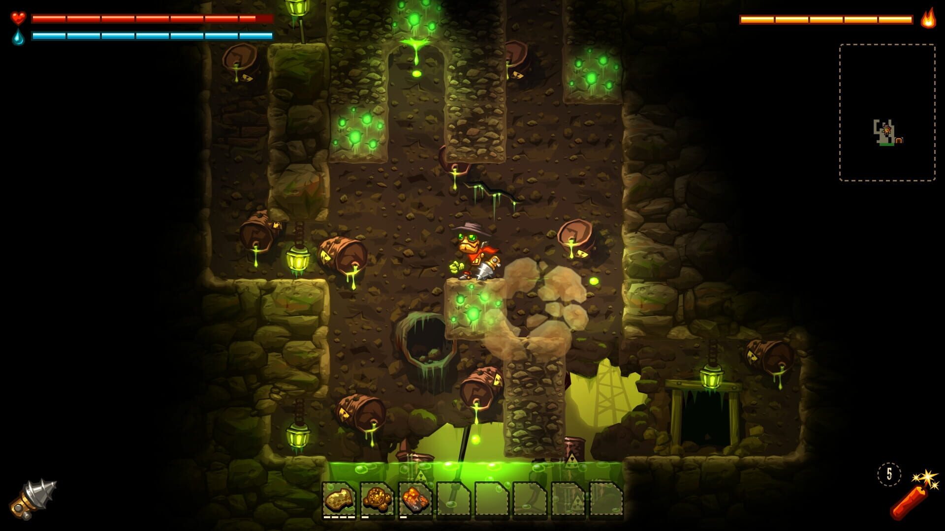 SteamWorld Dig screenshot