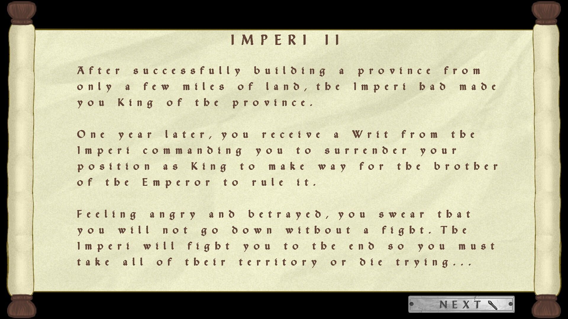 Imperi II - Screenshot