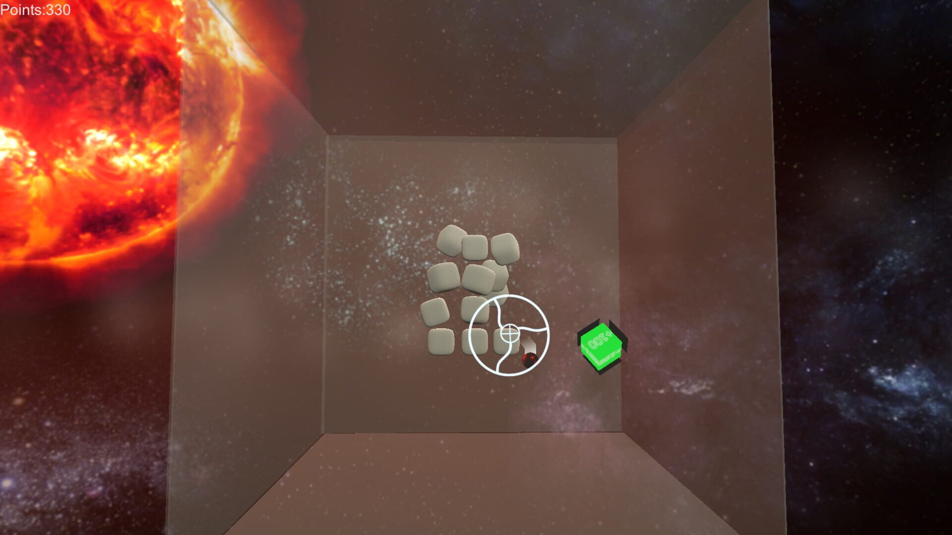 SpaceBall in Cube - Screenshot