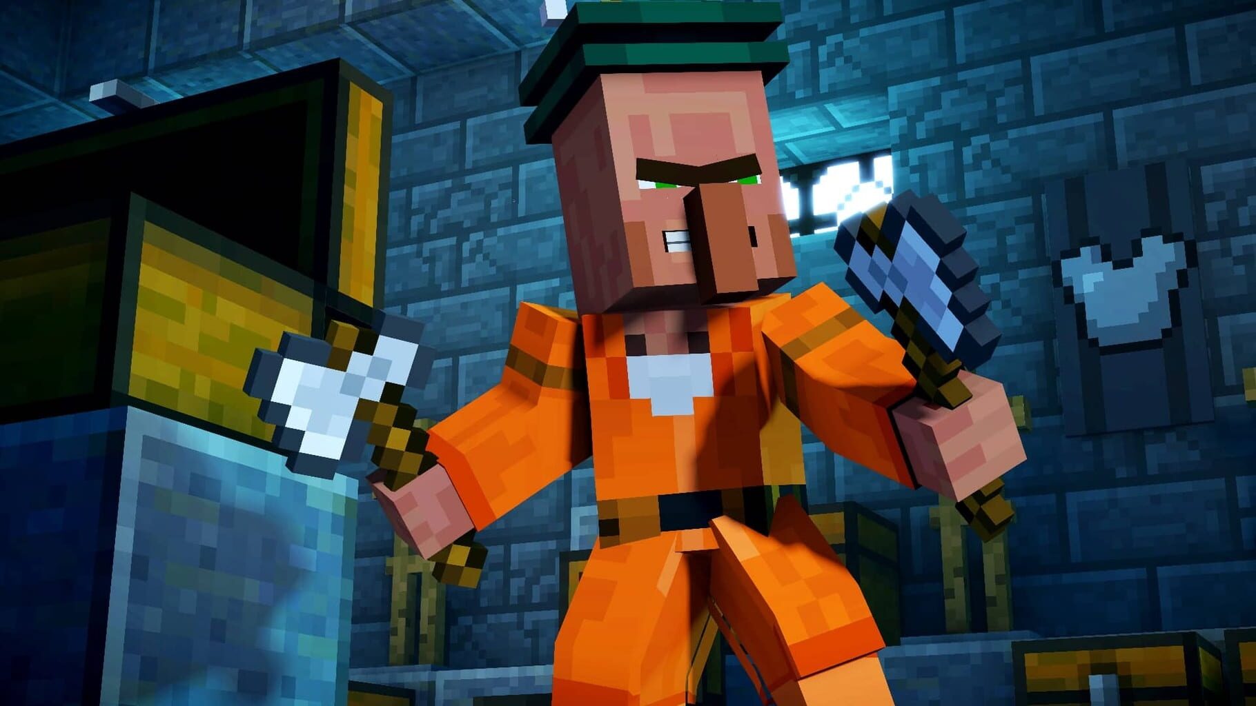 Captura de pantalla - Minecraft: Story Mode Season Two - Episode 3: Jailhouse Block