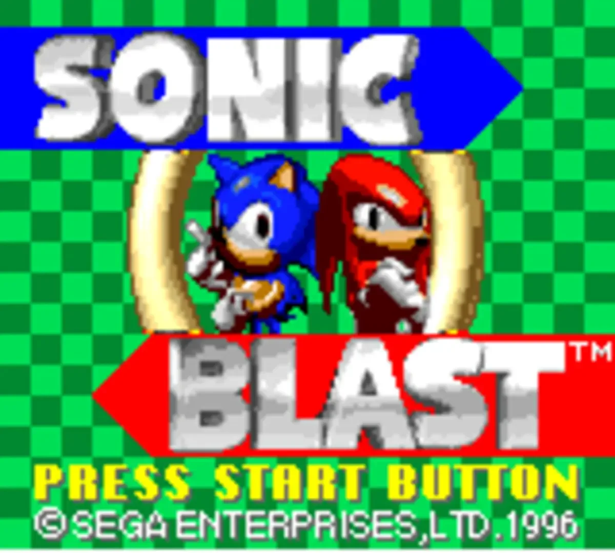 Captura de pantalla - Sonic Blast