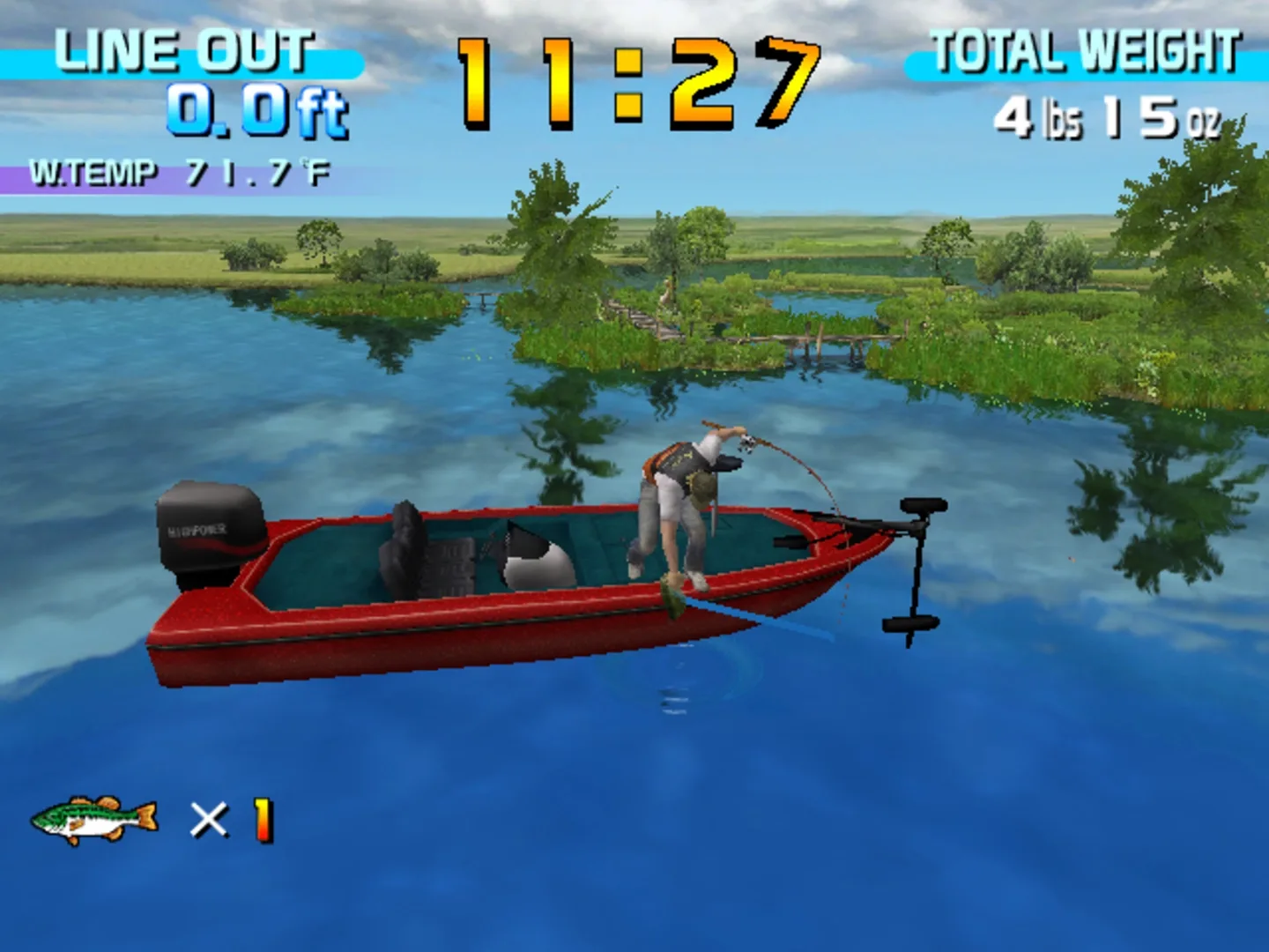 Captura de pantalla - Sega Bass Fishing